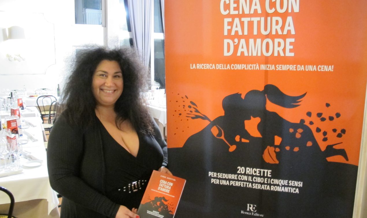 Carol Agostini e il libro di amore e ricette 2021