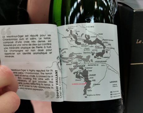 Etichetta interna Champagne Lombard 