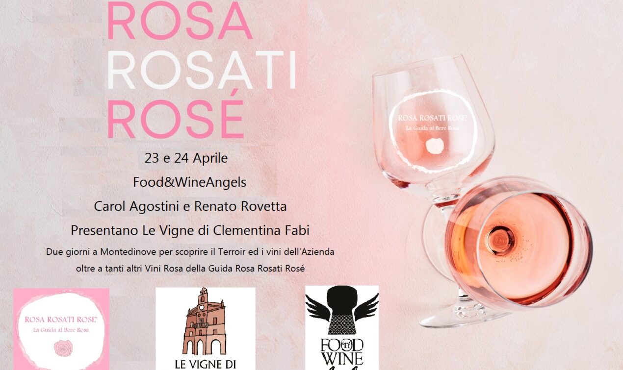 Locandina evento articolo: Evento ROSAROSATIROSE’ a “Le Vigne di Clementina Fabi” 2022