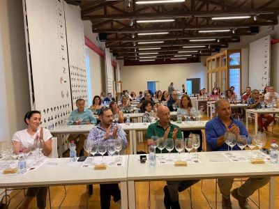 Sala di degustazione MUVIS Castiglione in Teverina VT, articolo TUSCIA 2022: Le grandi sfumature del Grechetto 