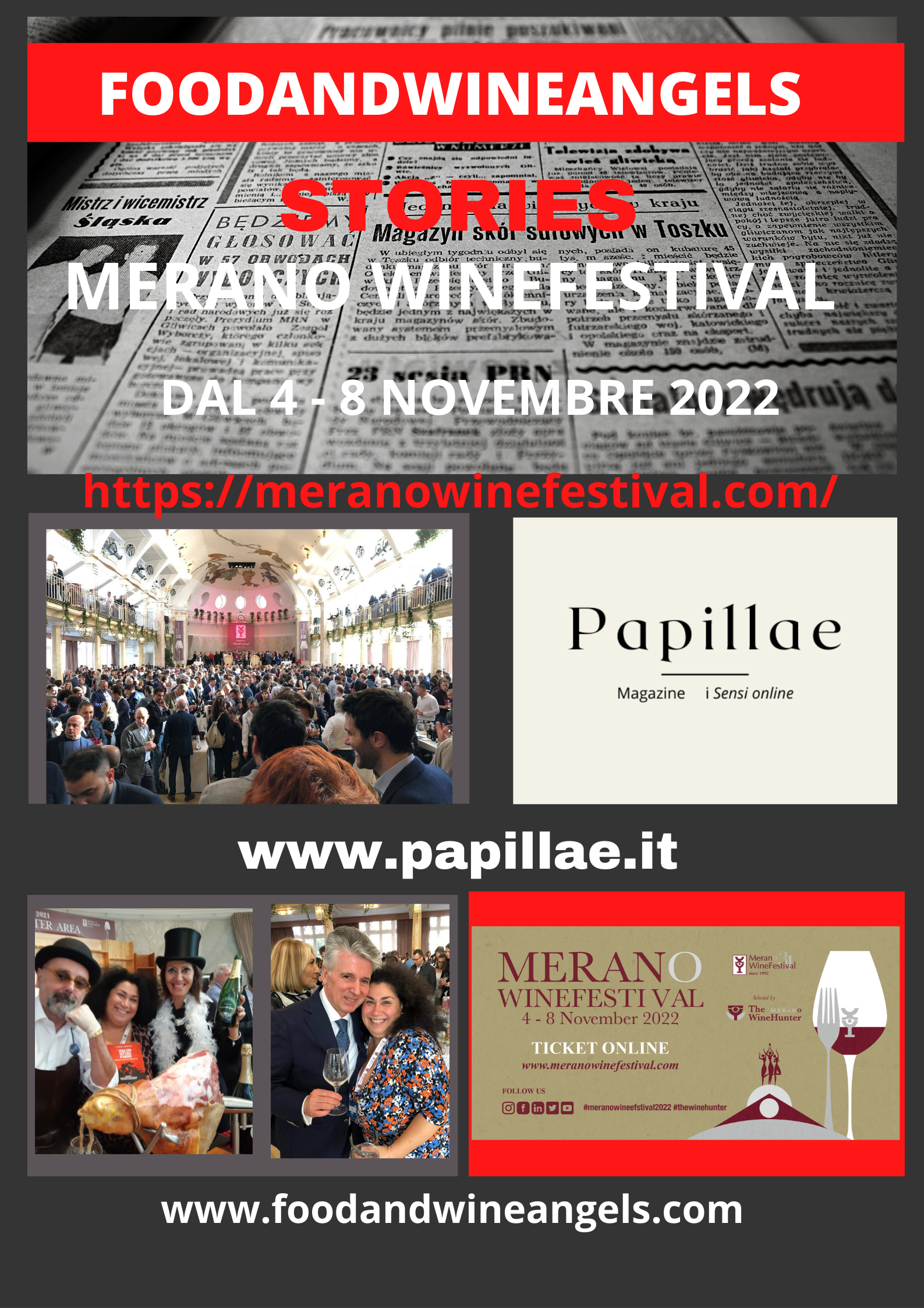 Copertina Manifestazione Merano Winefestival 2022