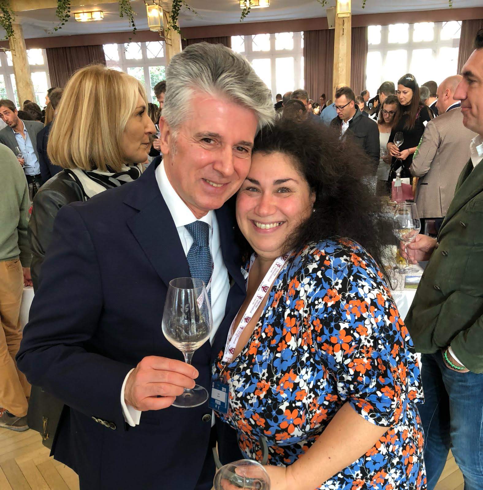 Alessandro Scorsone e Carol Agostini al Merano Winefestival