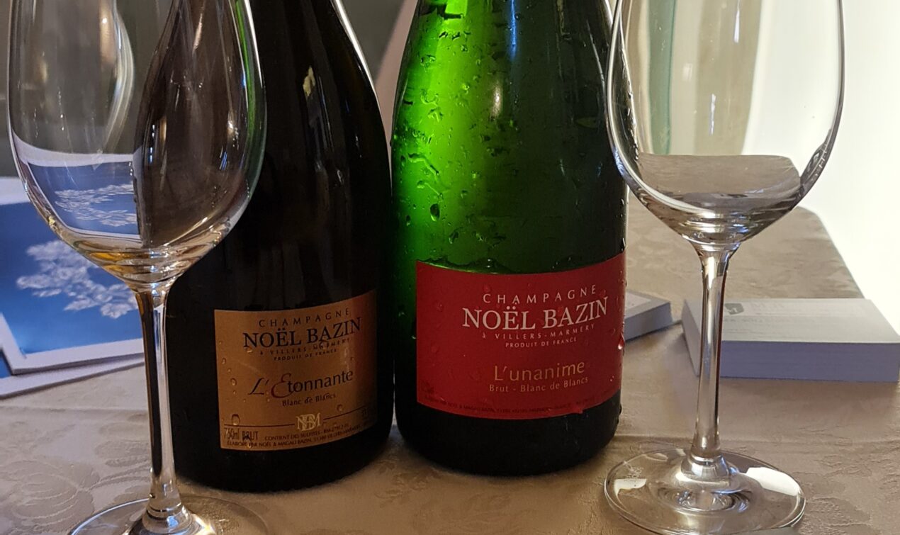 Champagne NOËL Bazin Brut en fût Blanc de Blancs l'Étonnante, alcuni champagne selezionati da MB Bollicine di Francia
