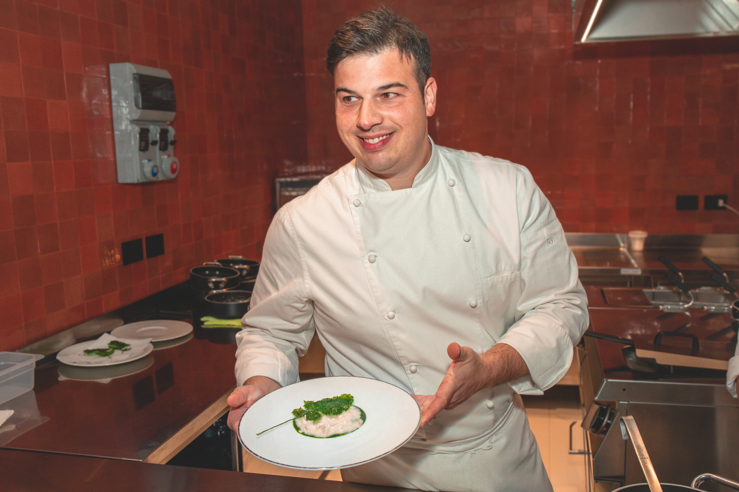 Chef Arcangelo Tinari, ristorante Villa Maiella Una stella Michelin, foto da comunicato stampa, Autoctoni Gourmet