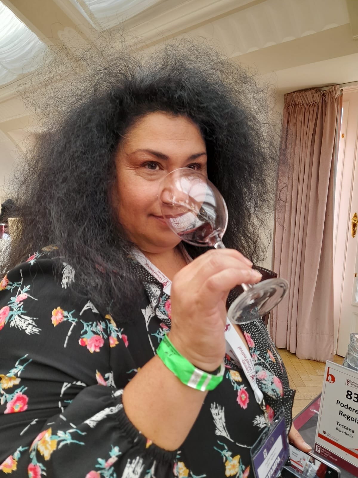 Carol Agostini in degustazione al Merano WineFestival 2022