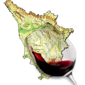 Cartina dei vini toscani, da sito: http://www.worldwinecentre.com/magazine/news/avito-consorzio-dei-consorzi-dei-vini-di-toscana
