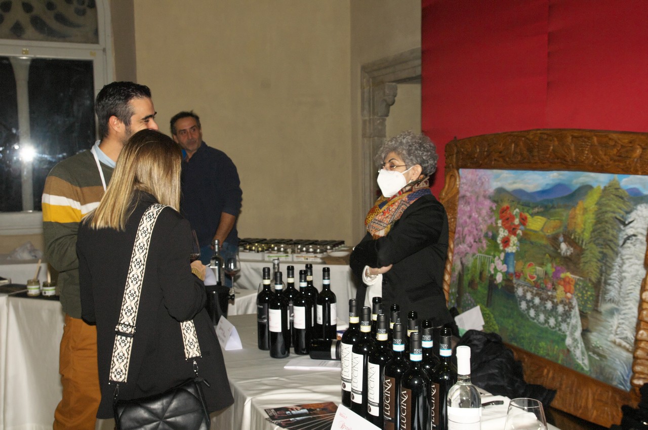 Altri momenti di degustazione di Brunello a Palazzo, foto da comunicato stampa