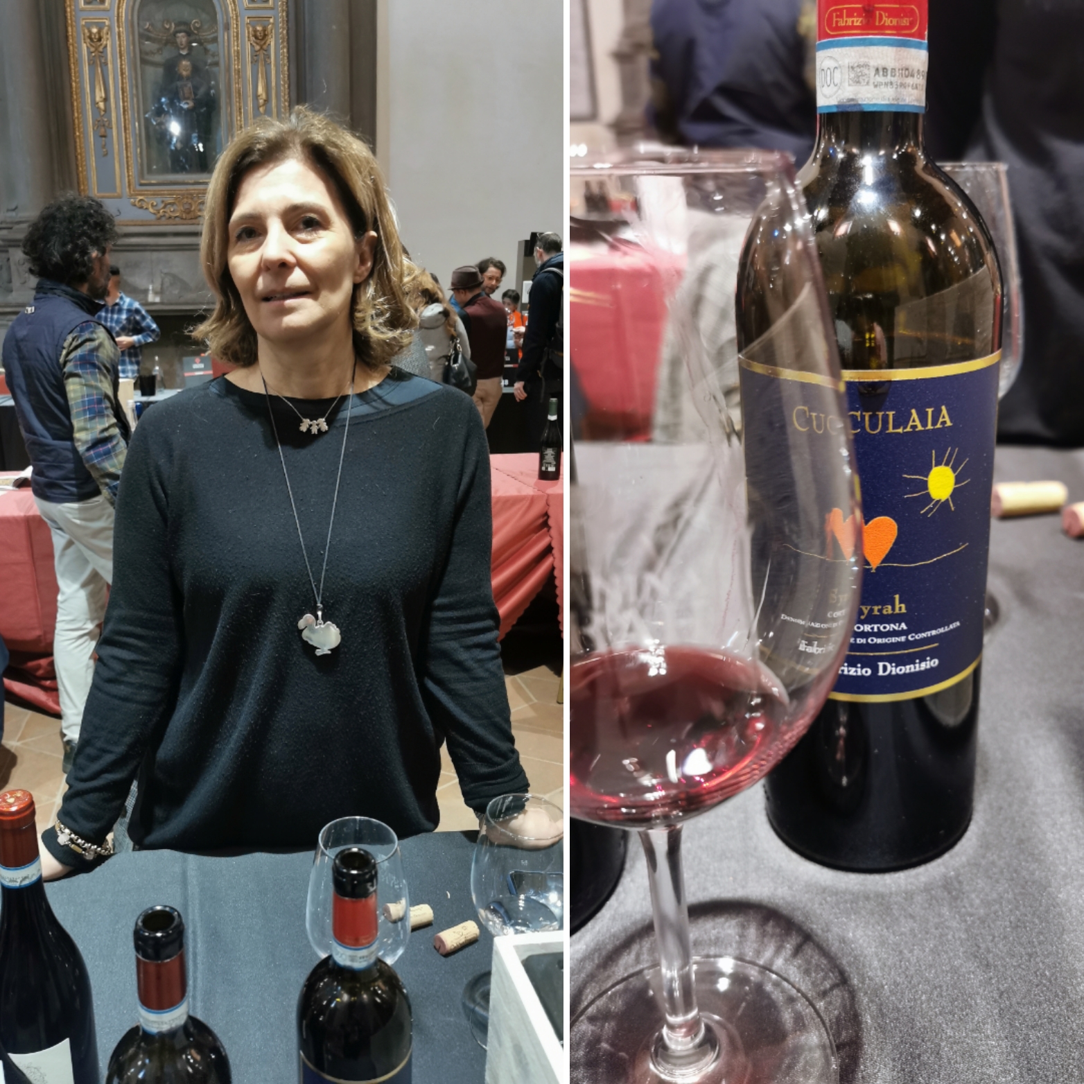 Cantina Fabrizio Dionisio, articolo: Chianina e Syrah 2023, dove le sfumature di rouge dominano, foto di Elsa Leandri