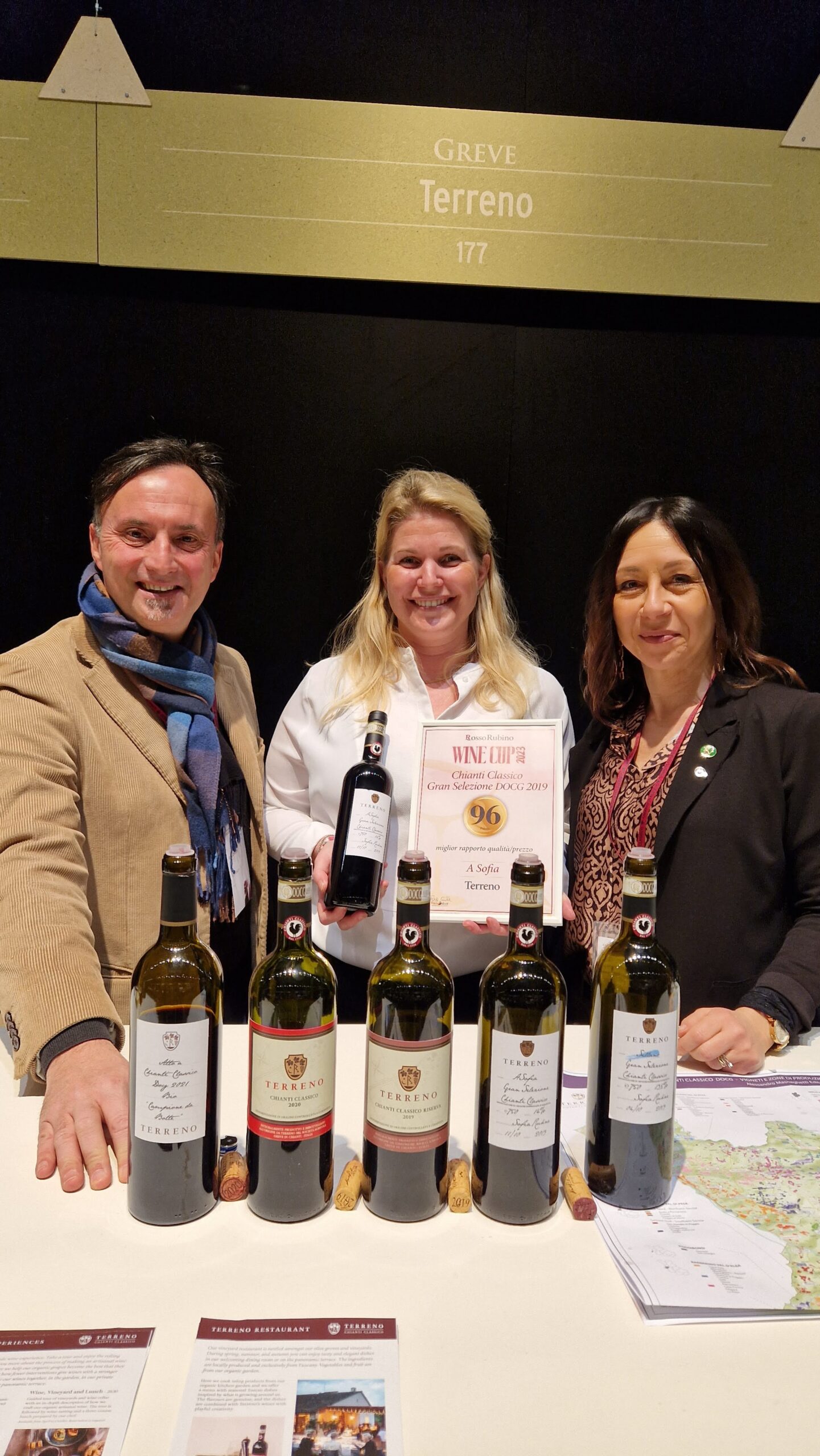 Podere Terreno con Milko Chilleri e Sara Cintelli, WineCup 2023, foto da comunicato stampa