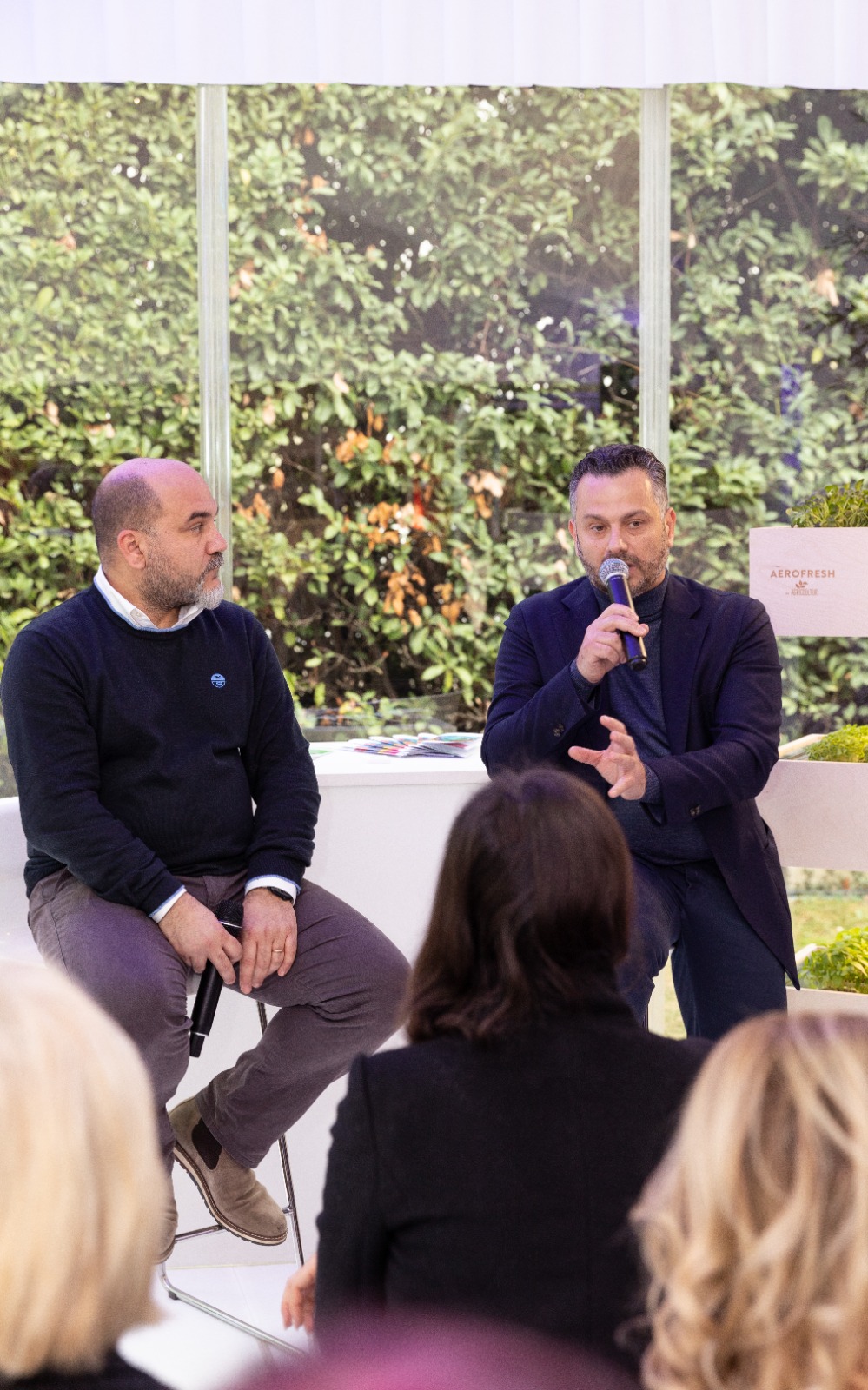 Stefano Pratesi da destra e Mauro Benincasa, BioQitchen, foto da comunicato stampa