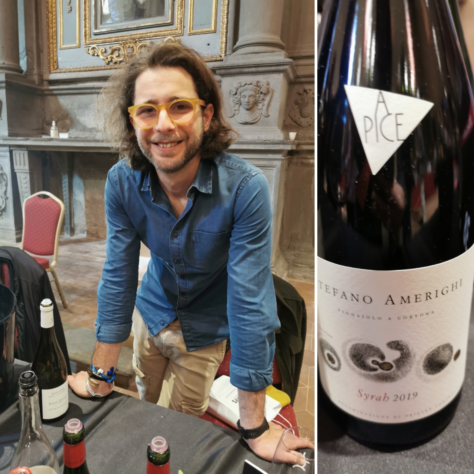 Stefano Amerighi Apice, articolo: Chianina e Syrah 2023, dove le sfumature di rouge dominano, foto di Elsa Leandri