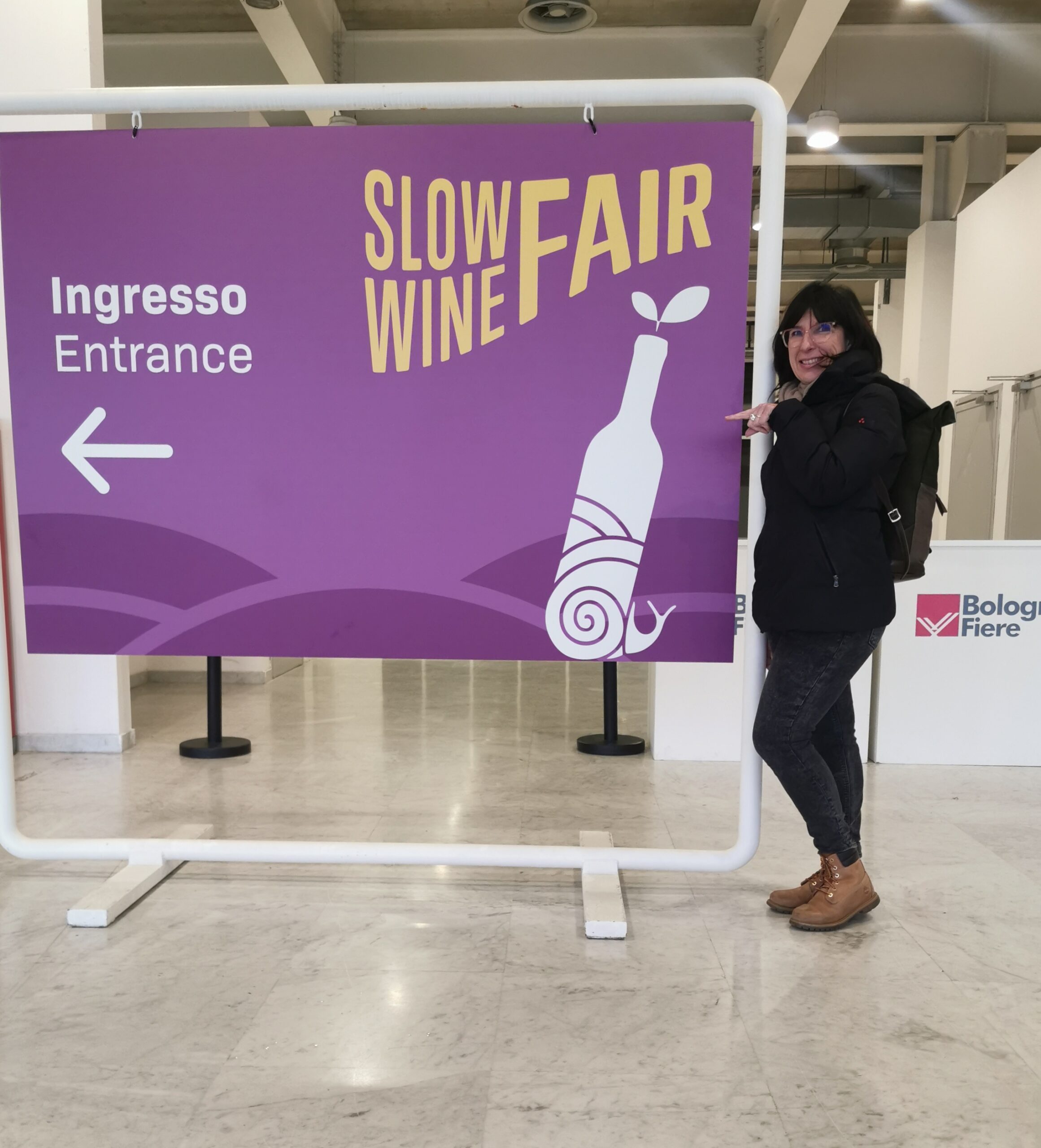 Elsa Leandri a Slow Wine Fair 2023, foto dell'autrice articolo