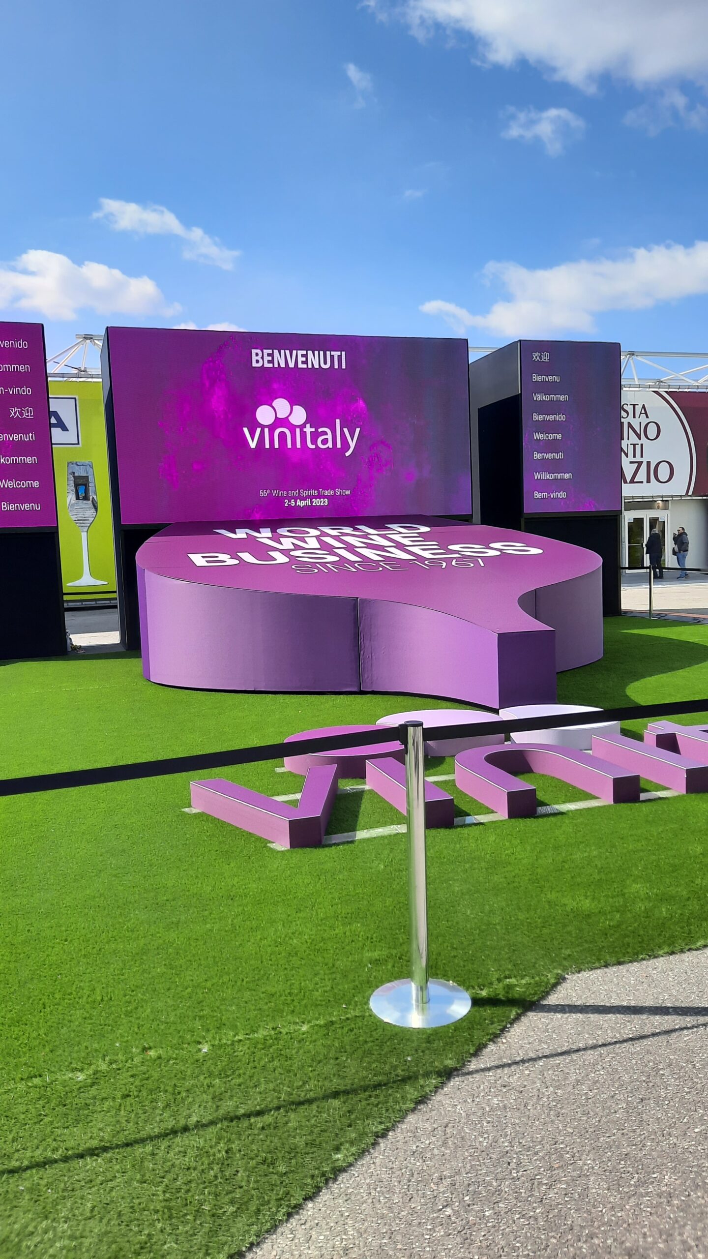 Il Sannio nei calici dell'azienda "Il Poggio" al Vinitaly 2023, foto di Adriano Guerri