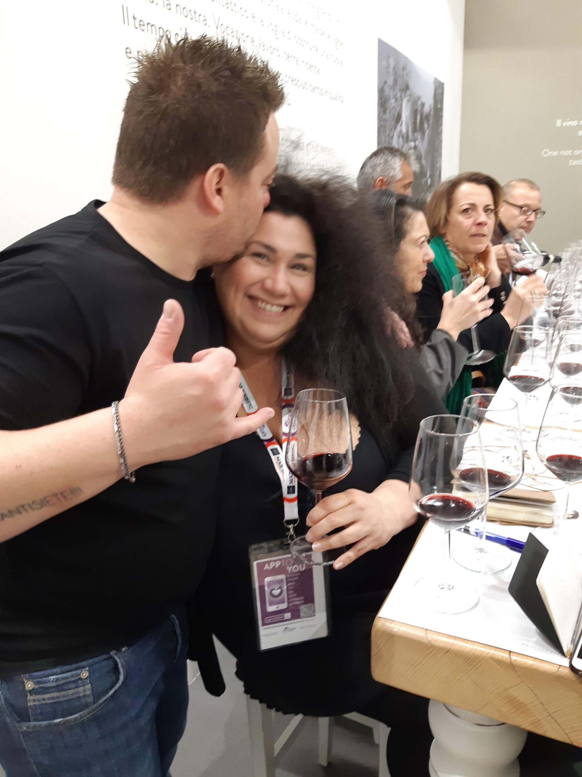 Carol Agostini Vinitaly 2023 da anni presente a questa manifestazione con Luca Gardini