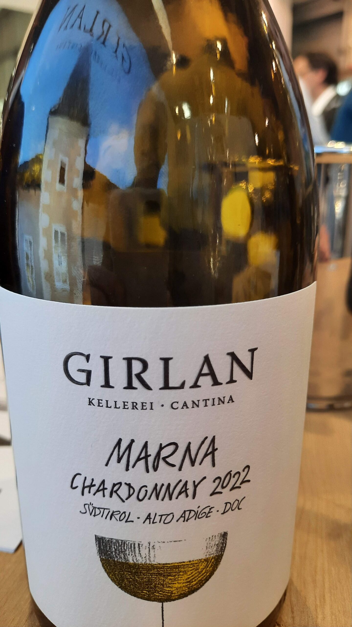 Marna Chardonnay Alto Adige Doc 2022, Cantina Girlan foto di Adriano Guerri