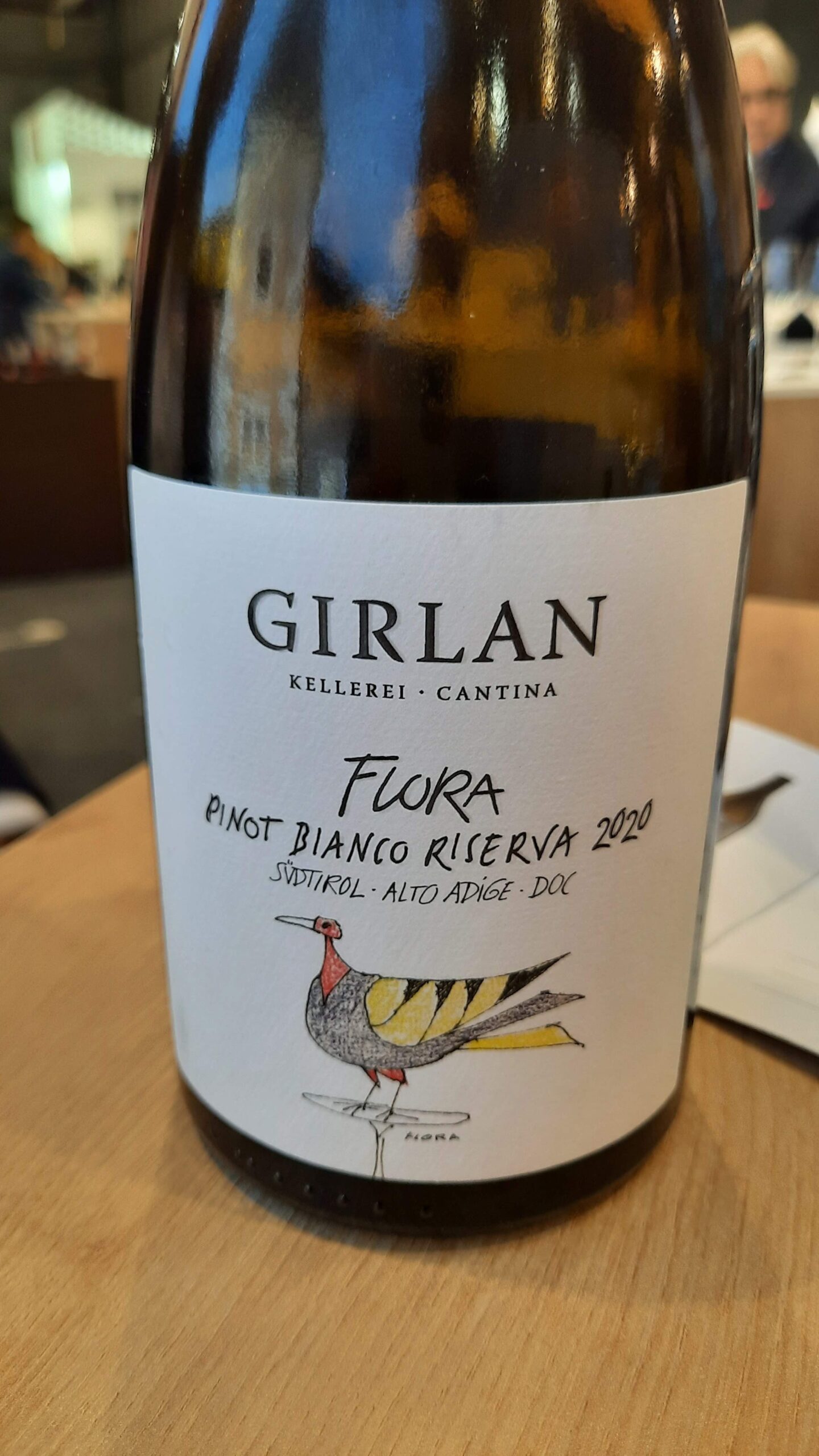 Flora Pinot Bianco Riserva Alto Adige Doc 2020 Cantina Girlan, foto di Adriano Guerri