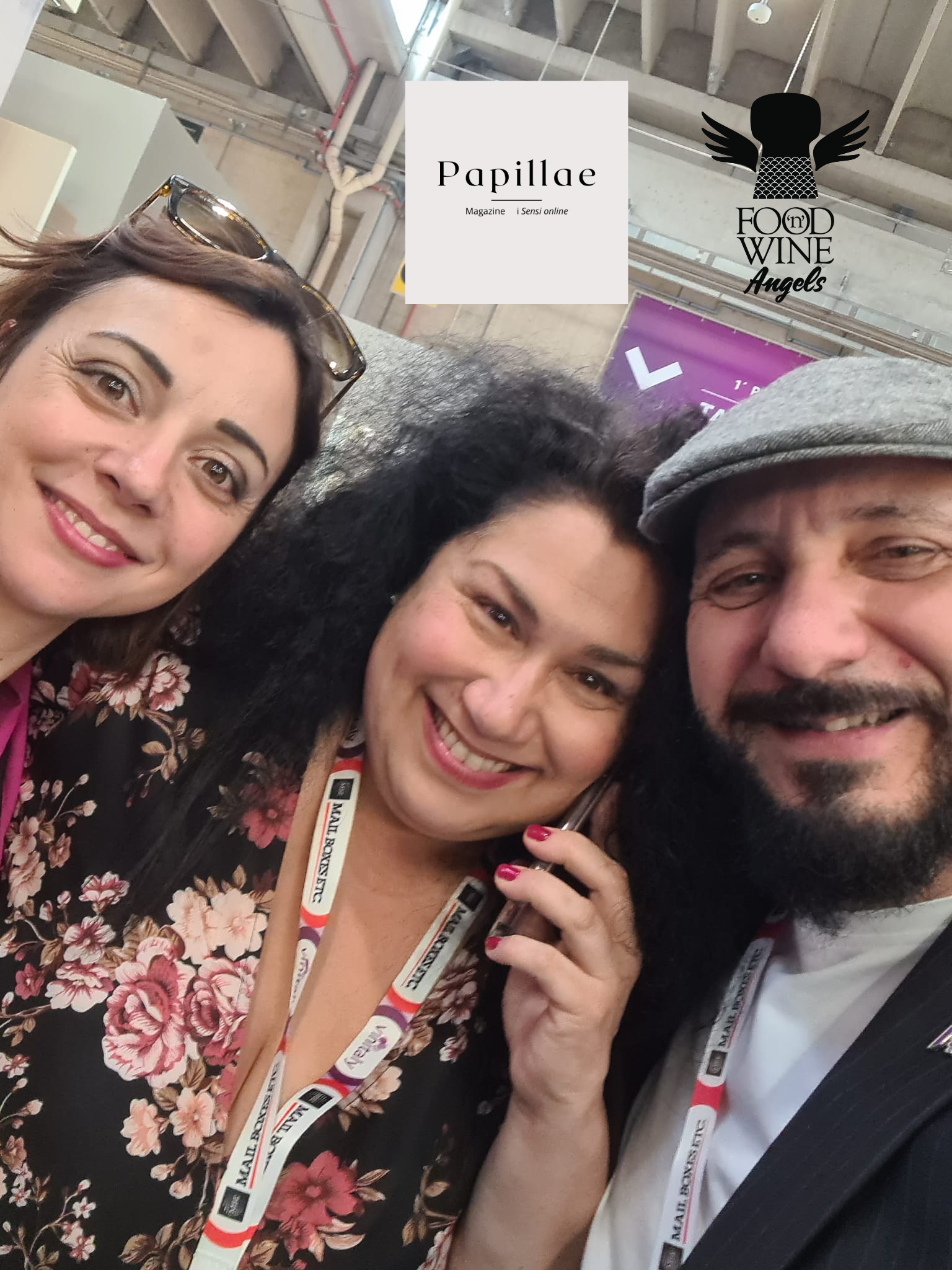 Vinitaly 2023 con alcuni colleghi Sara Cappanna e Roberto Garofalo