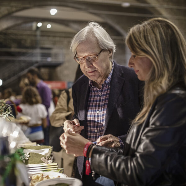 Vittorio Sgarbi presente all'edizione 2022, Assaggi salone dell'enogastronomia Laziale 2023