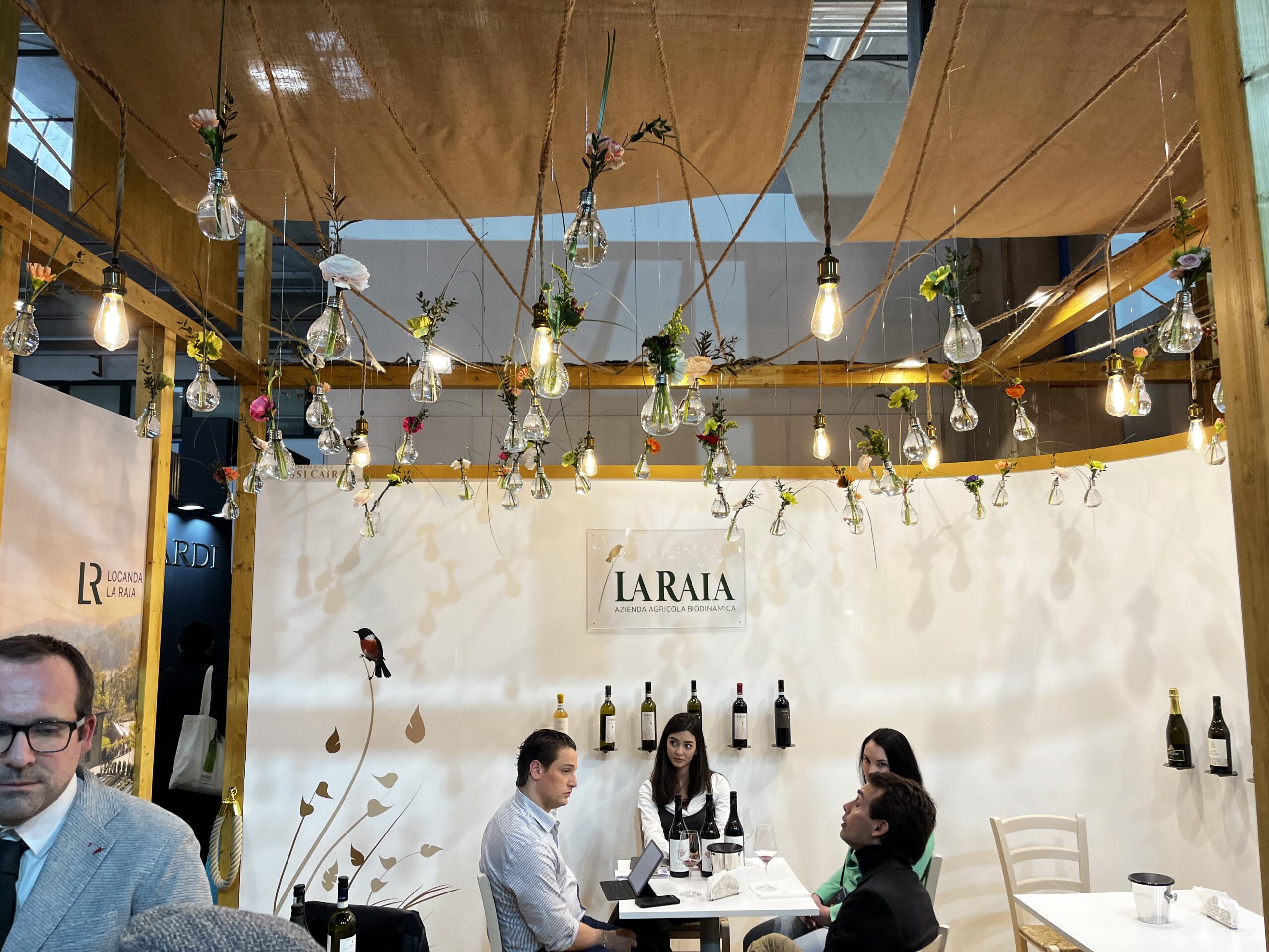 Spazio degustazione La Raia, foto di Elsa Leandri, Vinitaly 2023