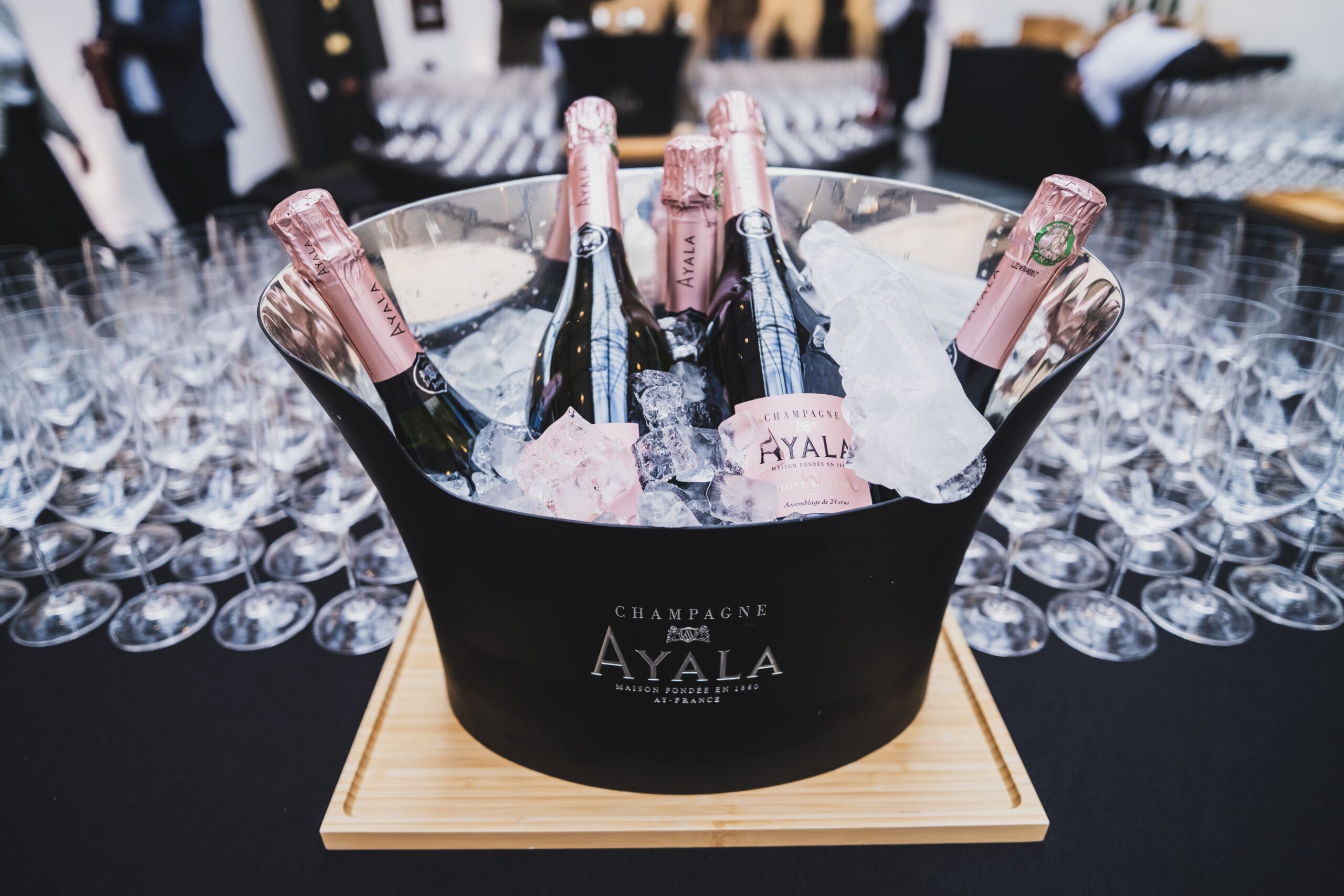 Champagne Ayala all'evento Champagne Experience 2023, foto da internet