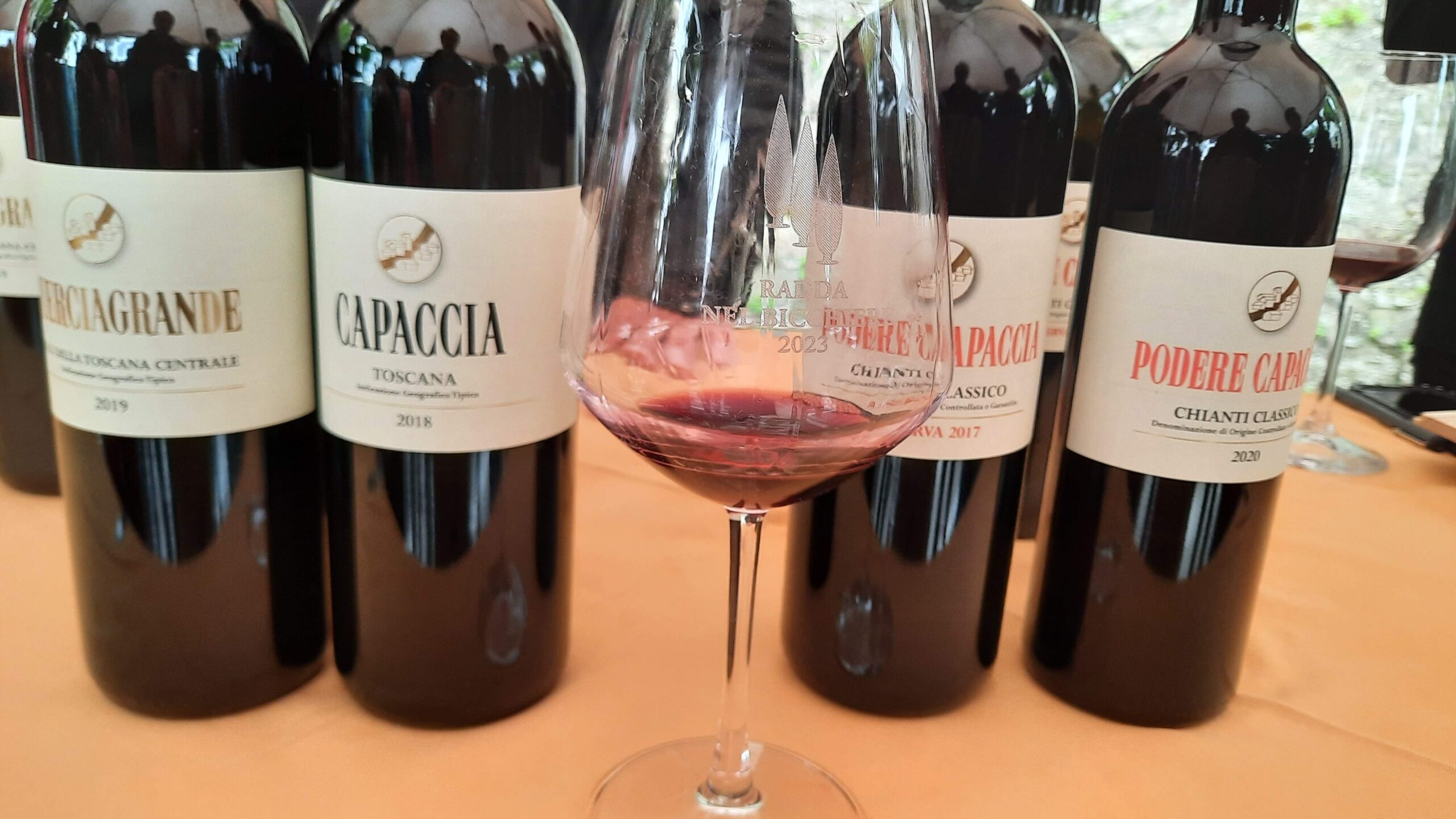 Chianti Classico Riserva 2017 Podere Capaccia, Radda nel Bicchiere 2023, foto di Adriano Guerri