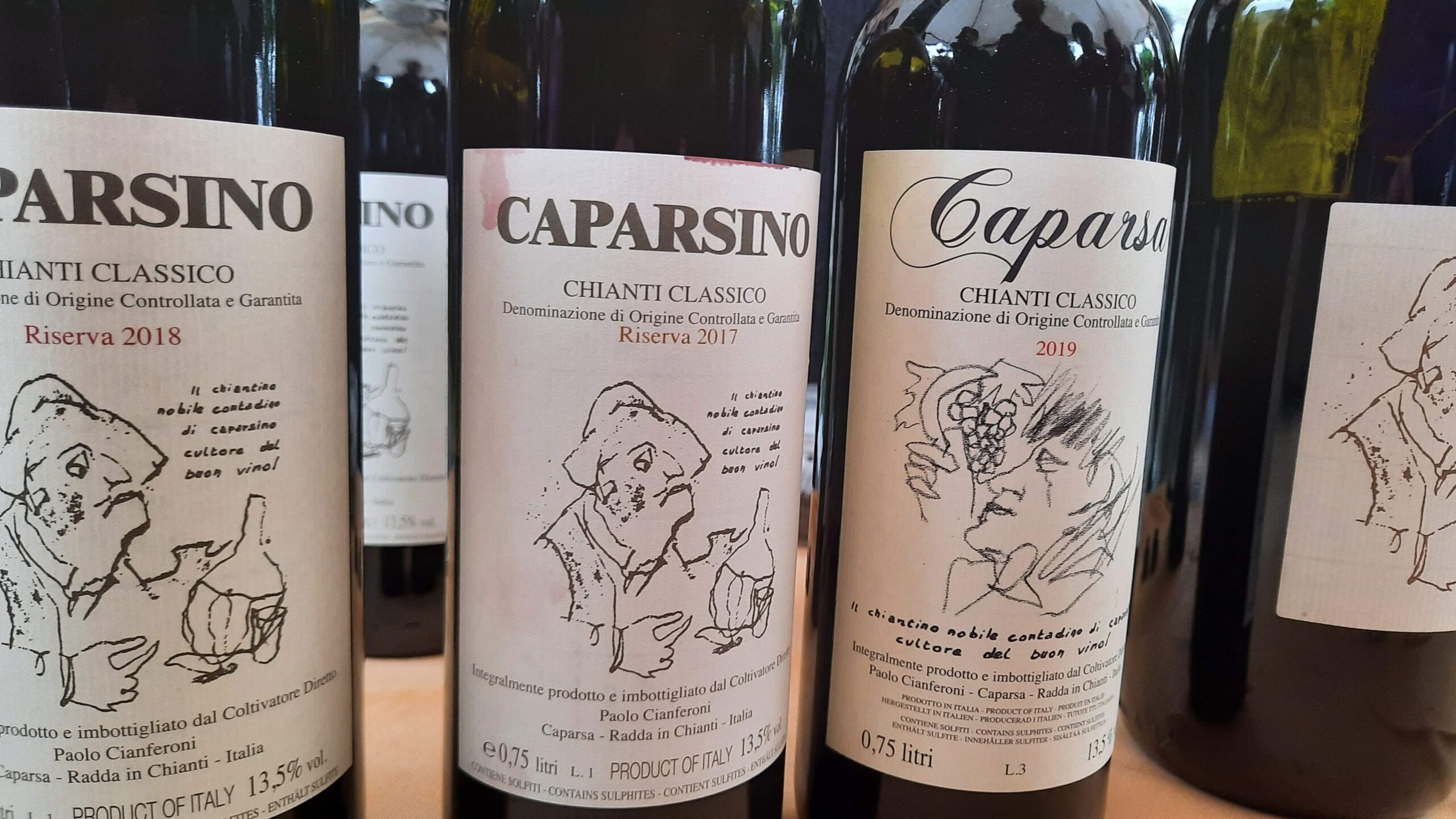 Chianti Classico 2019 - Chianti Classico Caparsino Riserva 2018 e 2017, Radda nel Bicchiere 2023, foto di Adriano Guerri