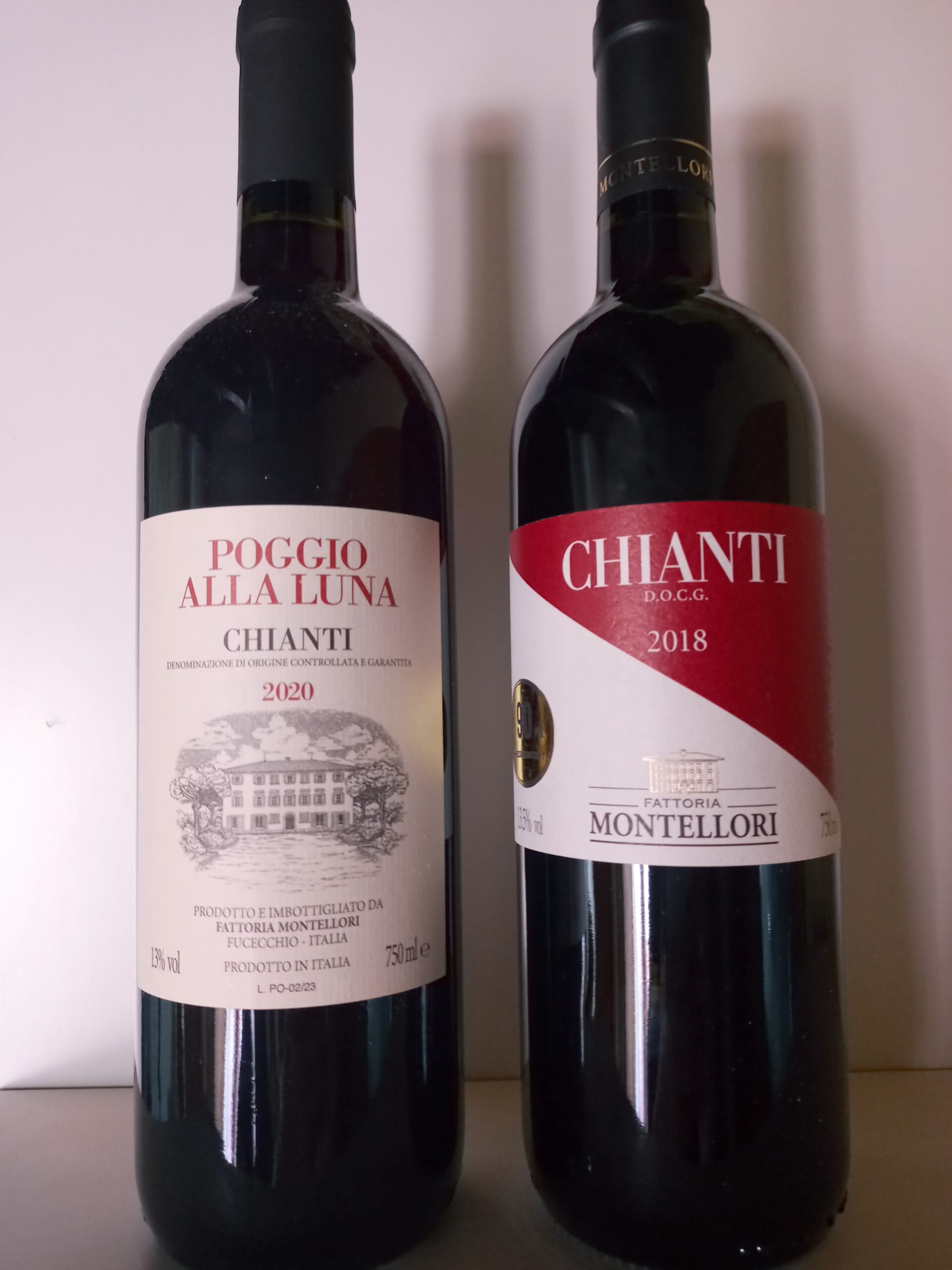I due vini degustati della Fattoria Montellori per la selezione agenzia FoodandWineAngels di Carol Agostini, foto di Cristina Santini