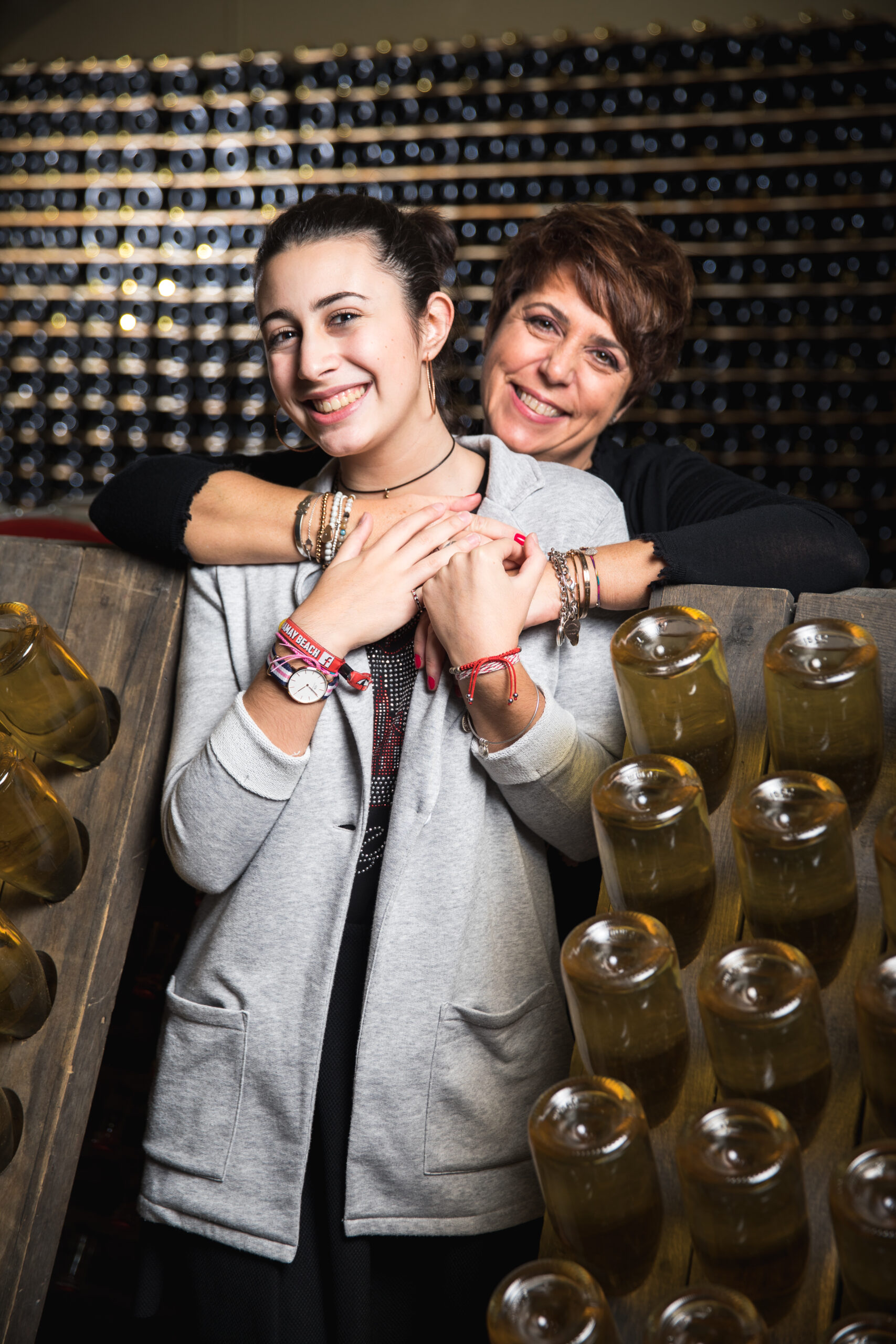 Lucia Letrari con la figlia Margherita, foto originale dall'azienda