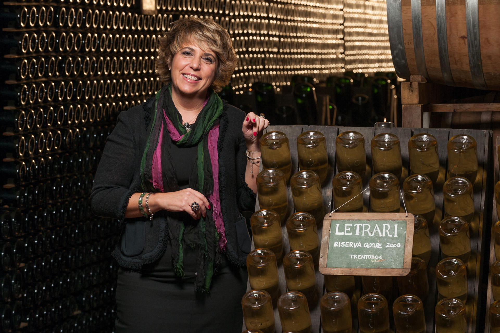 Lucia Letrari, imprenditrice, enologa, amica e donna del vino del trentino, foto originale dall'azienda