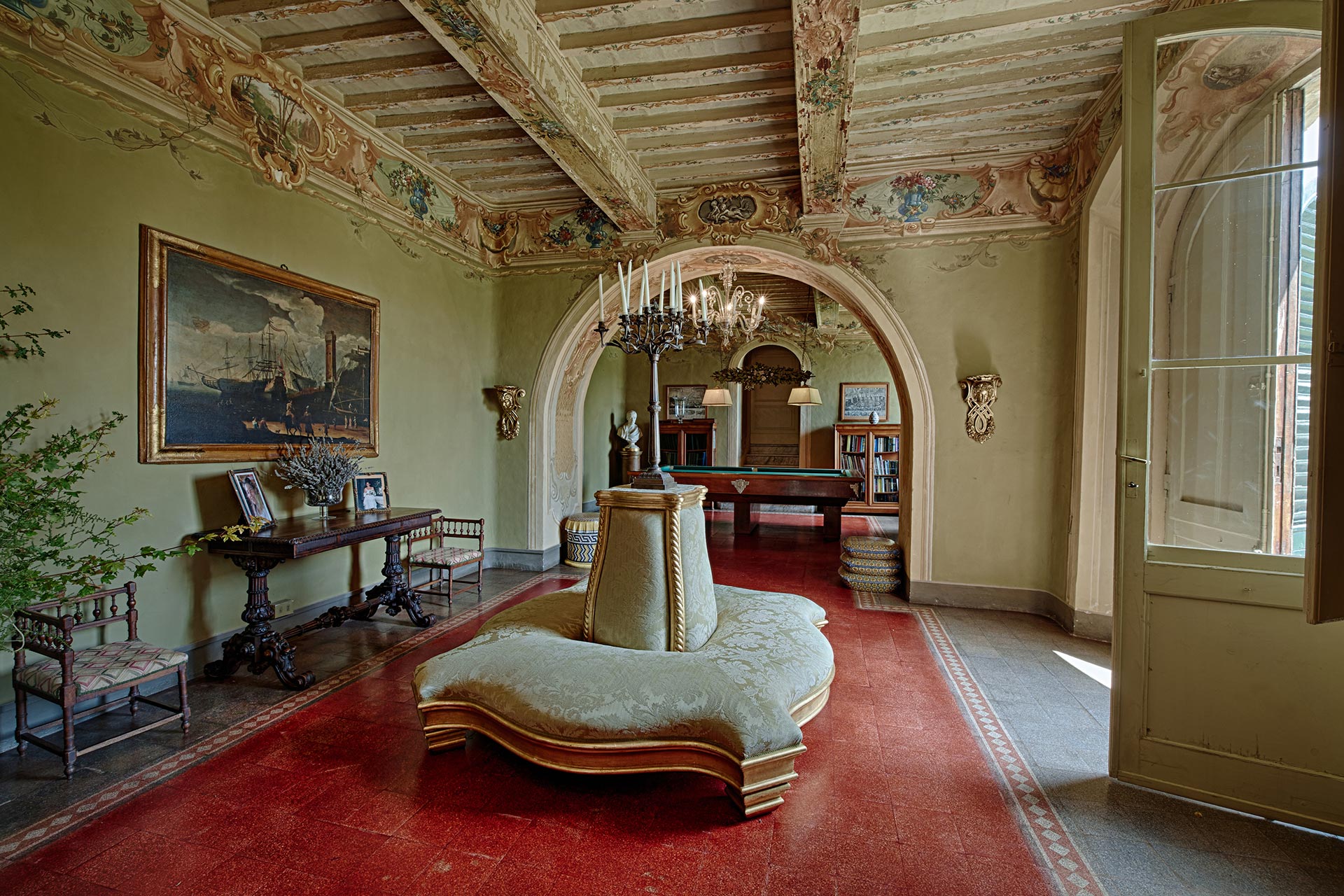 Ambienti della Villa del Borgo di Stomennano, foto da sito