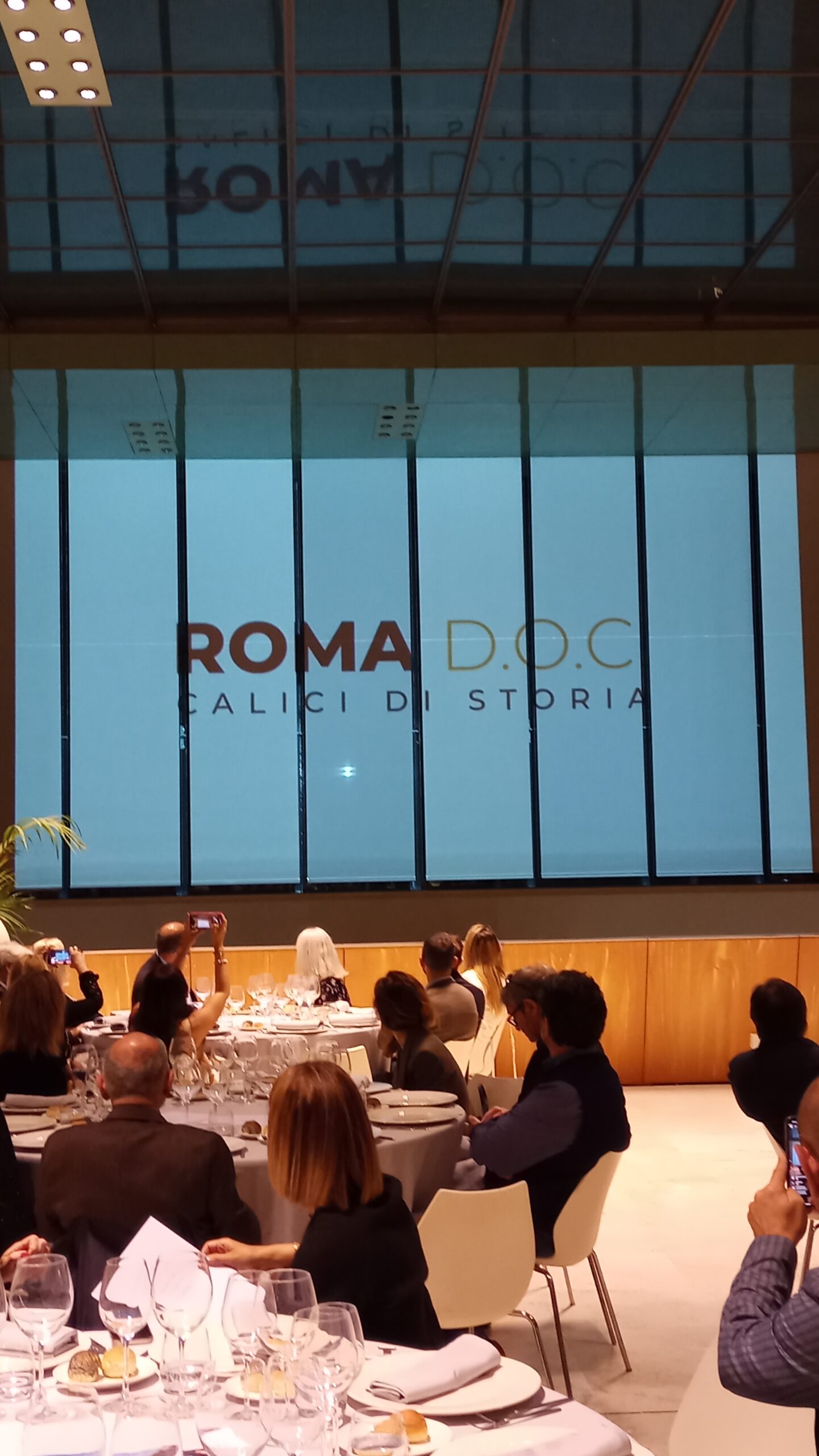 La cena con la Stampa presso il Palazzo delle Esposizioni, Roma DOCet, foto di Cristina Santini