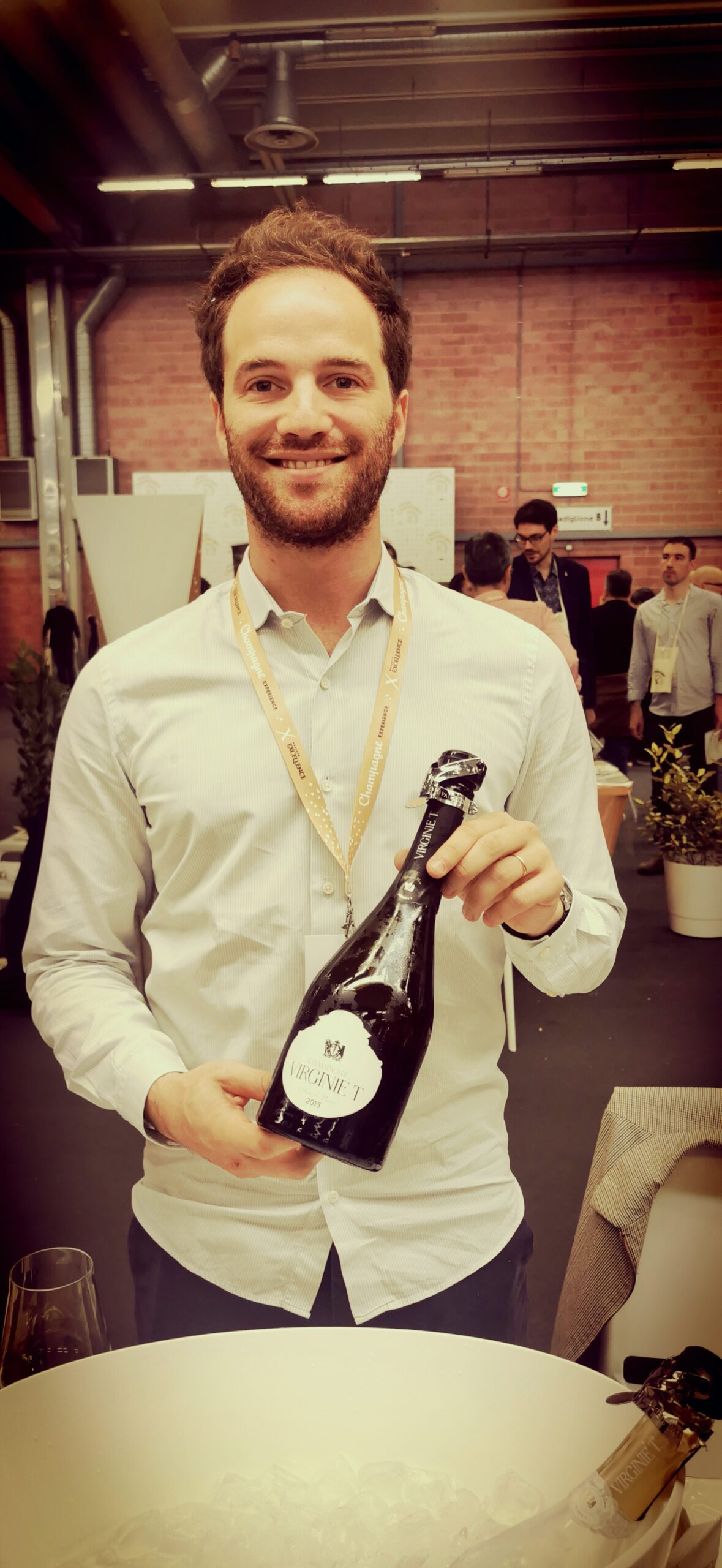 FERDINAND POUGATCH taittanger E EXTRA BRUT BLANC DE NOIRS 2015, articolo: Modena Champagne Experience 2023, racconti e assaggi, foto autrice