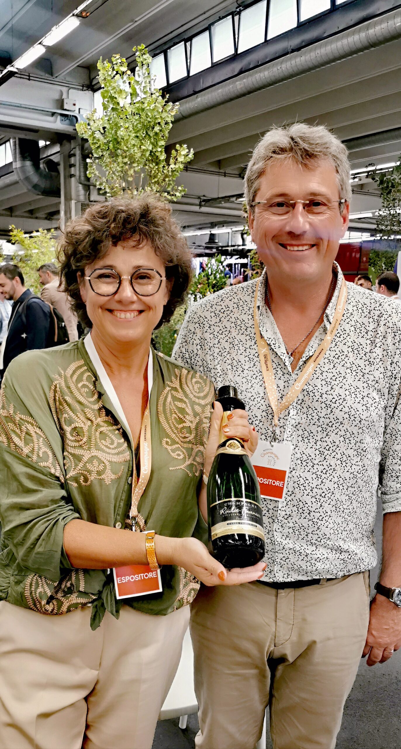 RICHARD E NATHALIE ROULOT & CUVEE TRADITION BRUT NATURE, articolo: Modena Champagne Experience 2023, racconti e assaggi, foto autrice