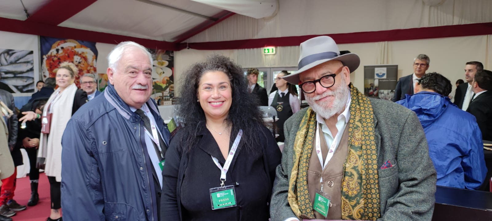 The WineHunter Award Platinum 2023 at Merano WineFestival, Carol Agostini, Attilio Scienza, Nere Pederzolli