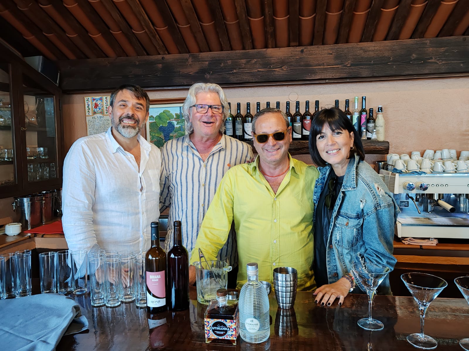 Amor Primera a Copa dalla Sicilia alla Spagna in calice 2023, foto di Marco Marcialis con Alessandro Castro, Felipe Monje, Lorelay De Armas