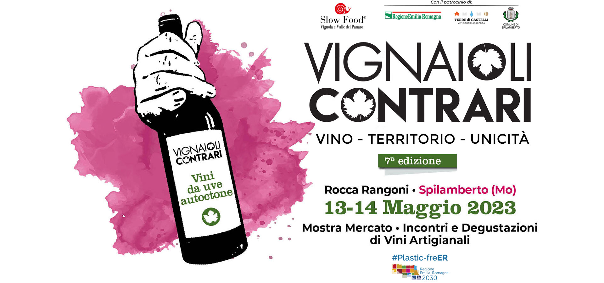 Vignaioli Contrari, articolo: "Il Viaggio di Papillae mediante gli Eventi Vinicoli 2023", locandina da comunicato stampa