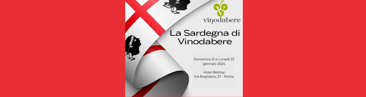 Vinodabere e la Sardegna in due giorni di eccellenze 2024, logo da comunicato stampa