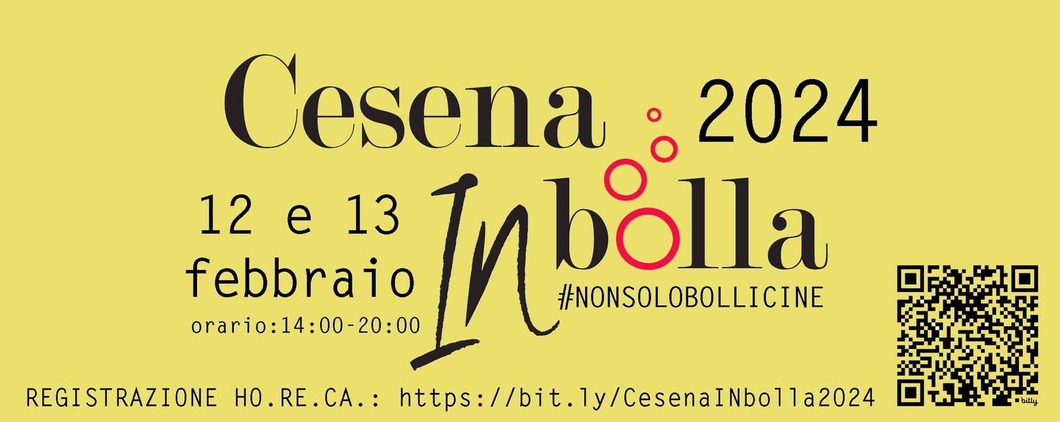 Cesena in Bolla 2024 e non solo...viaggi sensoriali, locandina evento da comunicato stampa