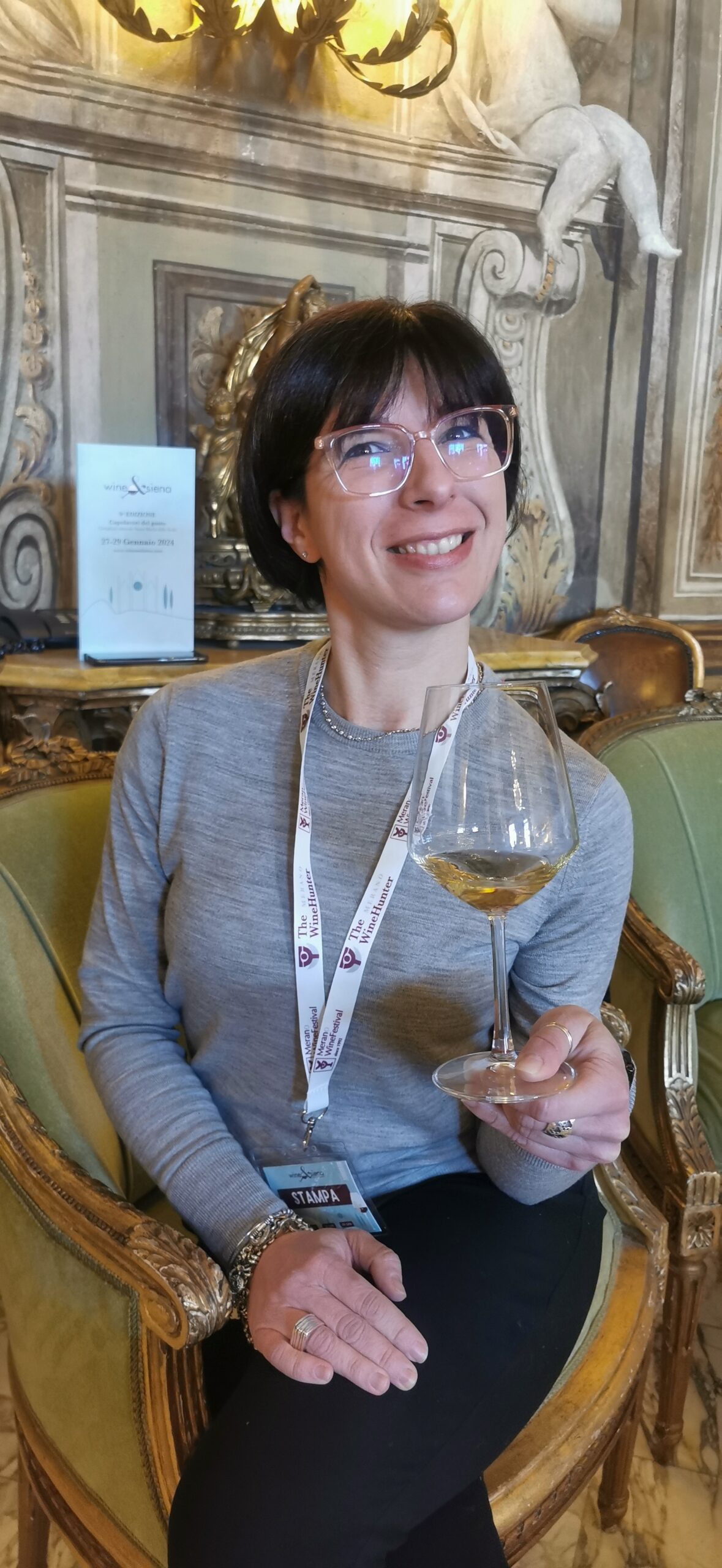 WineeSiena le masterclass seguite da Elsa Leandri 2024, foto dell'autrice