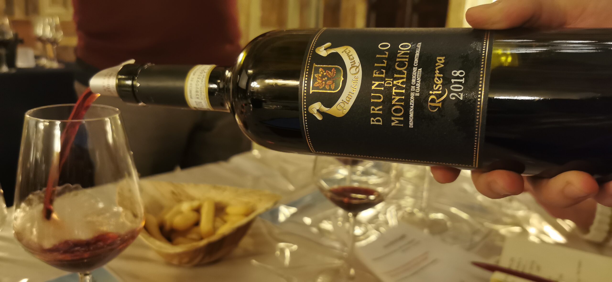 Pian delle Querci- Brunello di Montalcino DOCG Riserva 2018, articolo: WineeSiena le masterclass seguite da Elsa Leandri 2024, foto dell'autrice