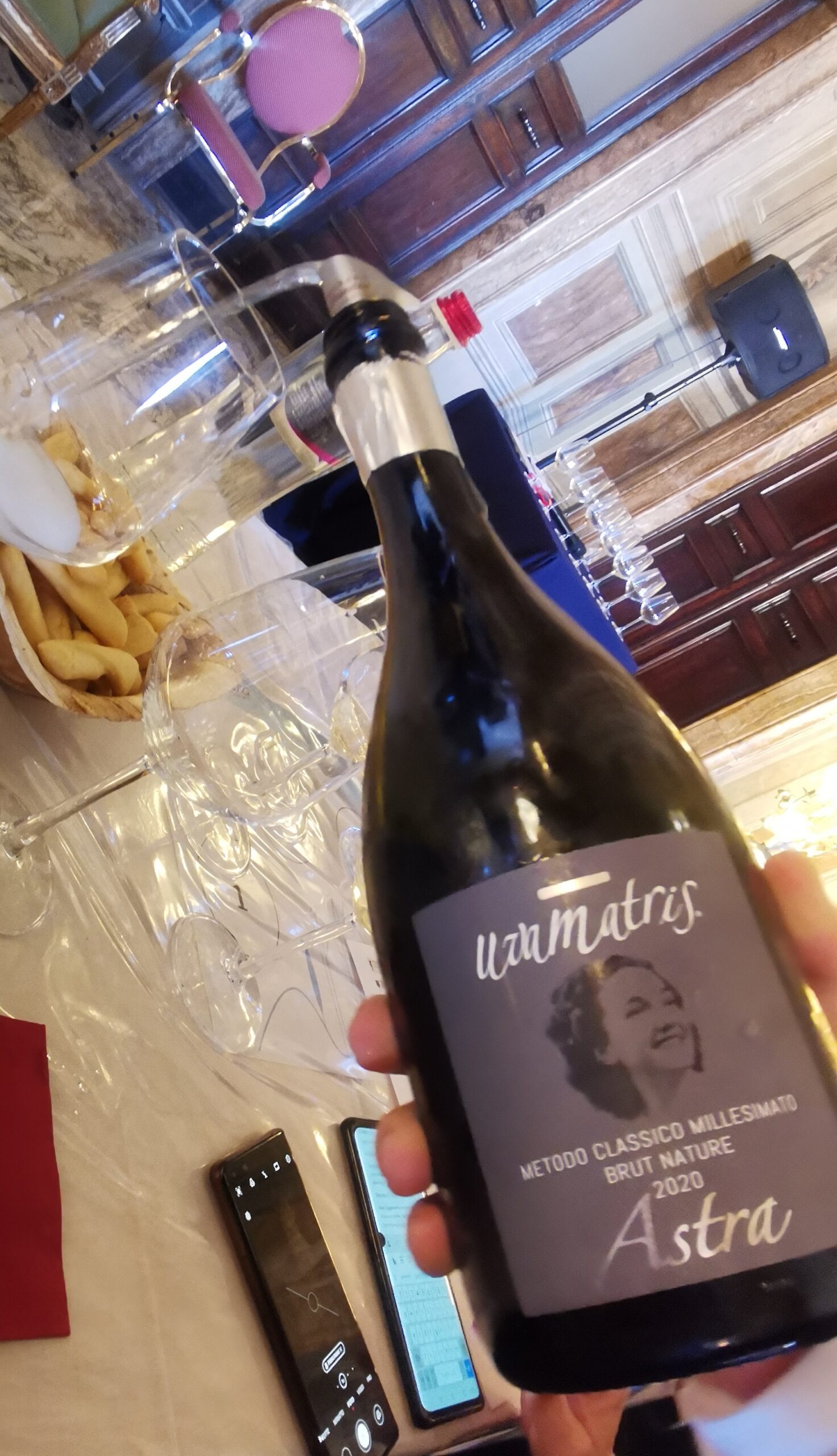 WineeSiena le masterclass seguite da Elsa Leandri 2024, Uva Matris Astra, foto dell'autrice