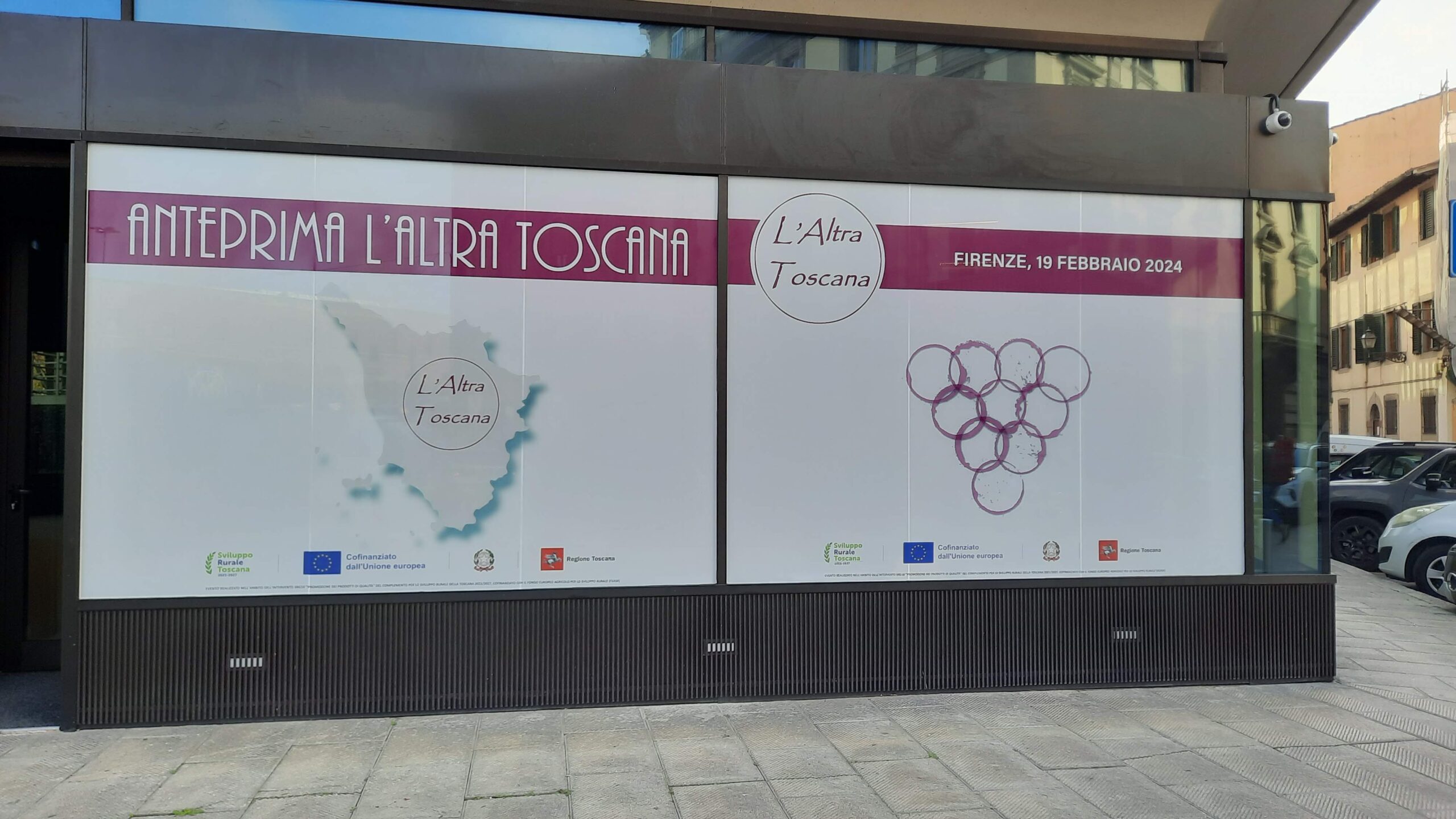 Ingresso Palazzo degli Affari di Firenze, articolo: Suvereto in prima linea all'Anteprima L'Altra Toscana 2024, foto dell'autore