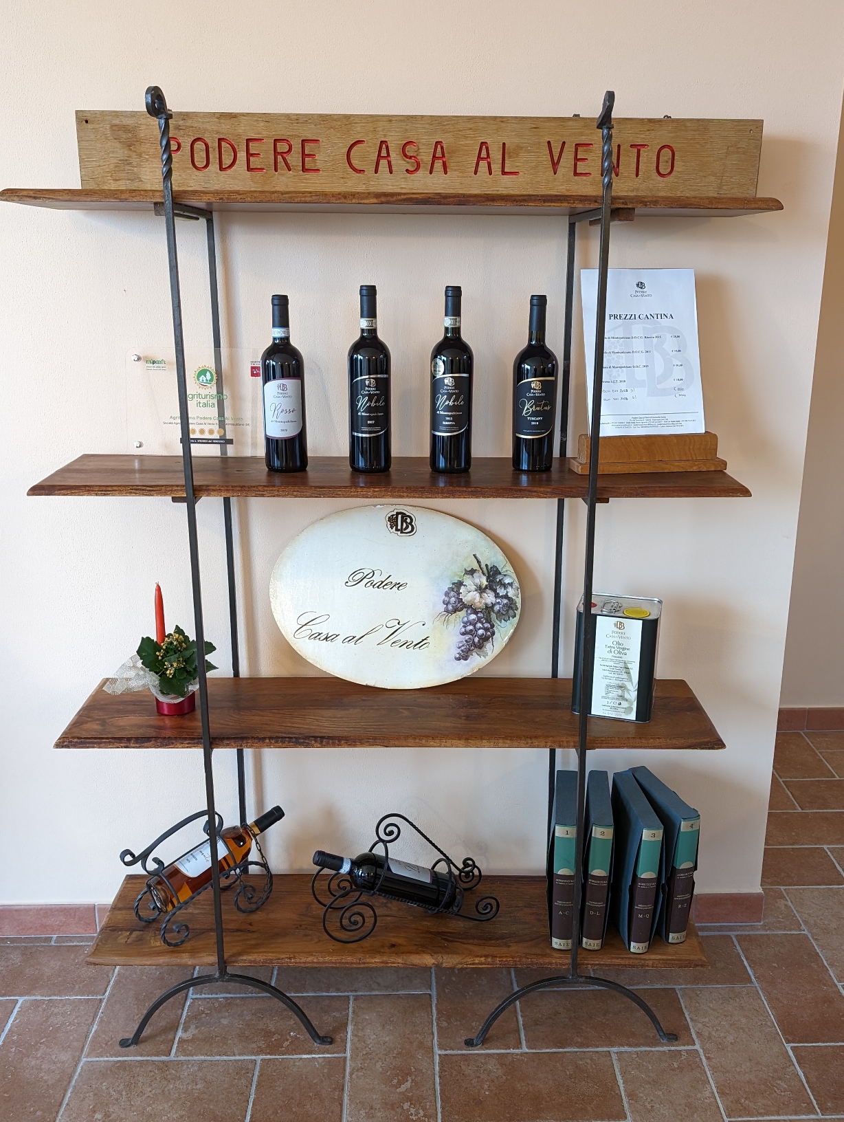 Podere Casa Al Vento, le novità della cantina in un calice, foto dell'autrice