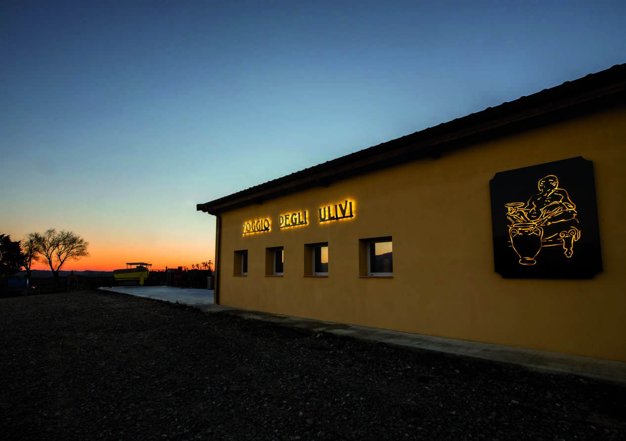 Tenuta Poggio degli Ulivi, viaggio a Montalcino 2024, la cantina, foto dell'autrice